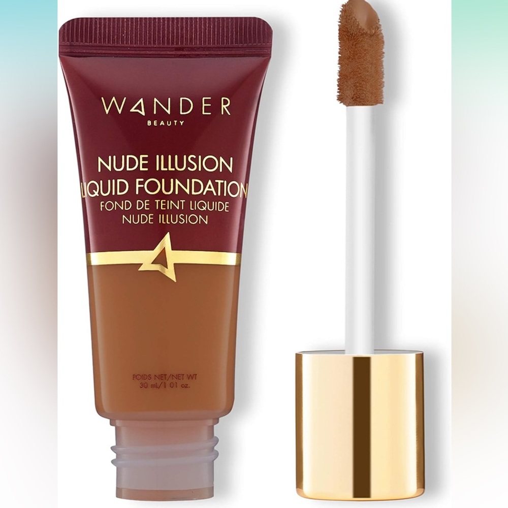 Wander Beauty Nude Illusion Liquid Foundation in Rich Deep